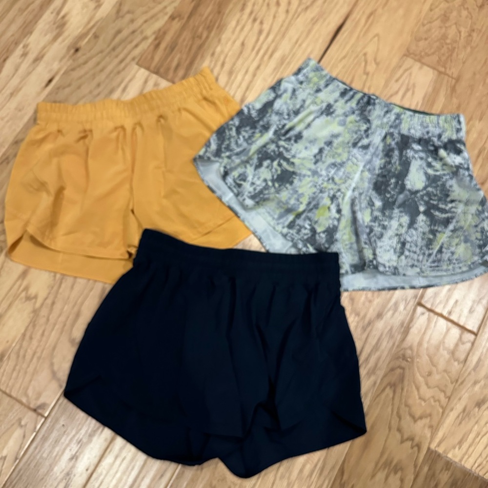 Lululemon shorts - 3 pairs! Size 12
